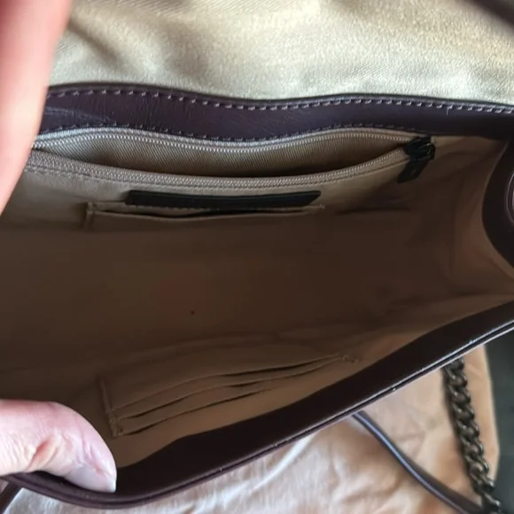 Rebecca Minkoff Quilted Love crossbody with chain - Picture 5 of 8